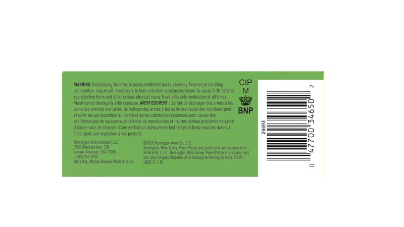 Nitro Turkey, 12 Gauge, 4 Shot, 3 in, 1 7/8 oz, 1210 fps